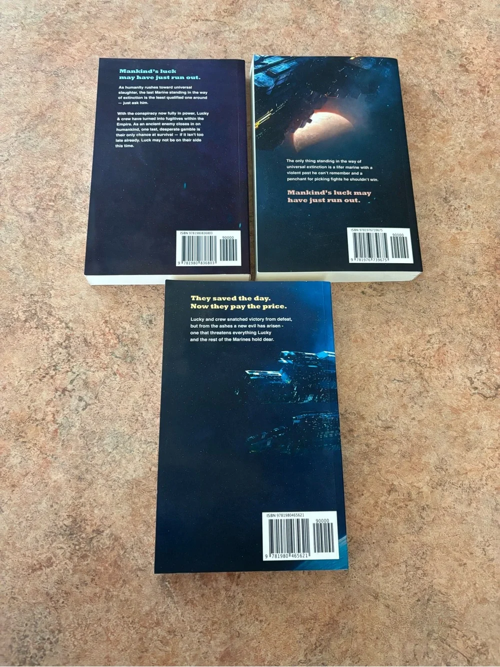 Joshua James - Lucky’s Marines book bundle Sci‑Fi Paperback